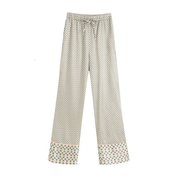 2021 new women geometric print wide leg fashion high elastic waist pants holiday office female pant hmwt, Black;white
2021 new women geometric print wide leg fashion high elastic waist pants holiday office female pant hmwt, Black;white