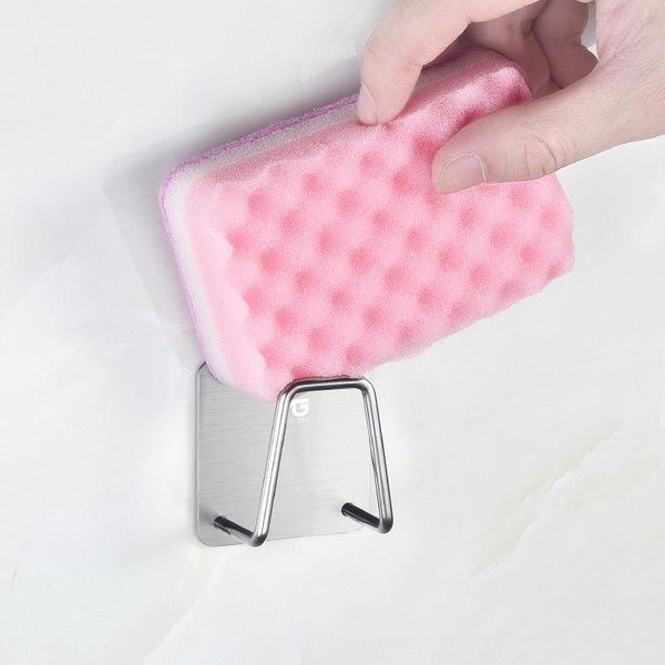 hooks & rails 1pcs stainless steel sponges holder self adhesive sink drain drying rack kitchen accessories organizer tool
hooks & rails 1pcs stainless steel sponges holder self adhesive sink drain drying rack kitchen accessories organizer tool