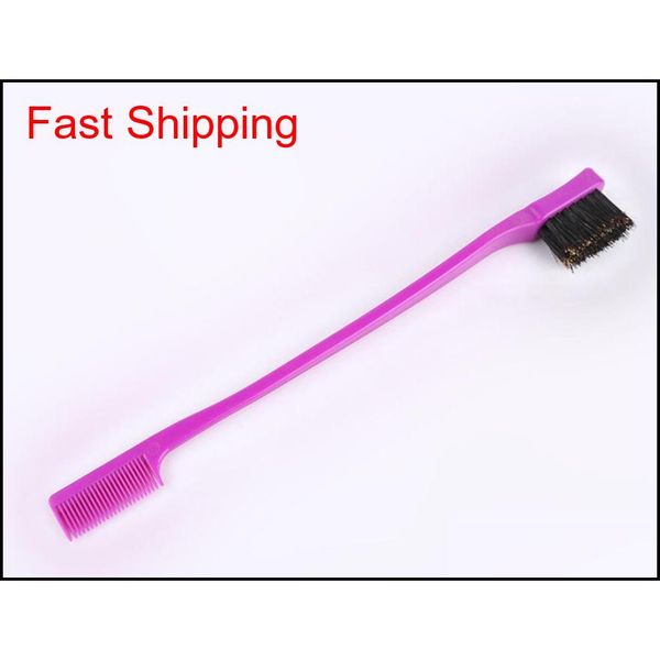 2019 beauty double sided edge control hair comb hair styling tool hair brush toothbrush style eyebr qylglk homes2011, Silver
2019 beauty double sided edge control hair comb hair styling tool hair brush toothbrush style eyebr qylglk homes2011, Silver