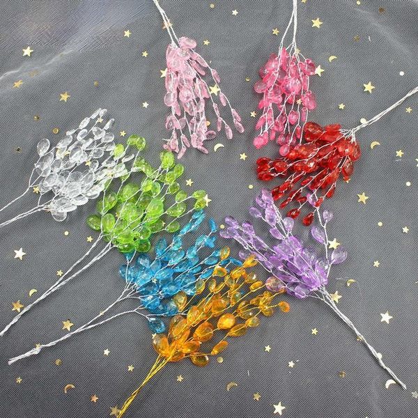 decorative flowers & wreaths 12pc artificial acrylic bead flower bouquet diy water drop wire stems crystal diamond wedding beads branch
decorative flowers & wreaths 12pc artificial acrylic bead flower bouquet diy water drop wire stems crystal diamond wedding beads branch