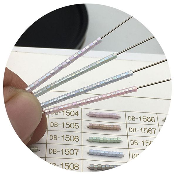 600pcs 2mm delica glass beads ab opaque color japanese glass spacer seedbead for jewelry making earrings bracelet diy sewing 10g
600pcs 2mm delica glass beads ab opaque color japanese glass spacer seedbead for jewelry making earrings bracelet diy sewing 10g