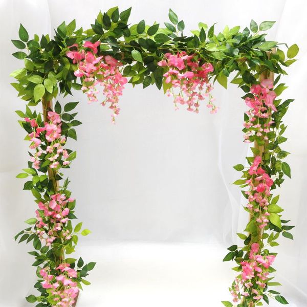 decorative flowers & wreaths 1 pc artificial wisteria flower leaves decoration wedding wreath arch arrangement ornamental handwork diy garla
decorative flowers & wreaths 1 pc artificial wisteria flower leaves decoration wedding wreath arch arrangement ornamental handwork diy garla
