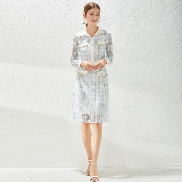 star dress small fragrance style lapel temperament celebrity waist a-line skirt lace printed medium and long, Black;gray
star dress small fragrance style lapel temperament celebrity waist a-line skirt lace printed medium and long, Black;gray