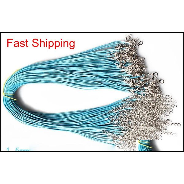 wax leather snake necklace beading cord string rope wire extender chain with lobster clas qylbjy new_dhbest, Silver
wax leather snake necklace beading cord string rope wire extender chain with lobster clas qylbjy new_dhbest, Silver