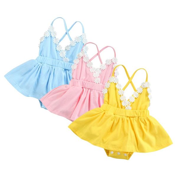 rompers fashionable baby girls romper, toddlers summer creative flower decoration sleeveless v-neck splicing skirt suspender jumpsuit, Blue
rompers fashionable baby girls romper, toddlers summer creative flower decoration sleeveless v-neck splicing skirt suspender jumpsuit, Blue