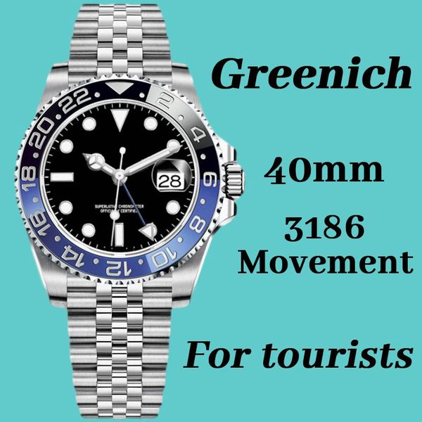 wristwatches men watch gmt ceramic bezel 40mm 3186 automatic luxury brand stainless steel pagani design 2021 wristwatch luminous, Slivery;brown
wristwatches men watch gmt ceramic bezel 40mm 3186 automatic luxury brand stainless steel pagani design 2021 wristwatch luminous, Slivery;brown