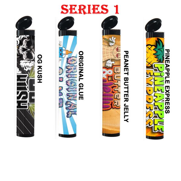empty 24 flavors black plastic pre roll tube packaging kush mints gorilla og jungle cake jesus preroll plastic tube
empty 24 flavors black plastic pre roll tube packaging kush mints gorilla og jungle cake jesus preroll plastic tube