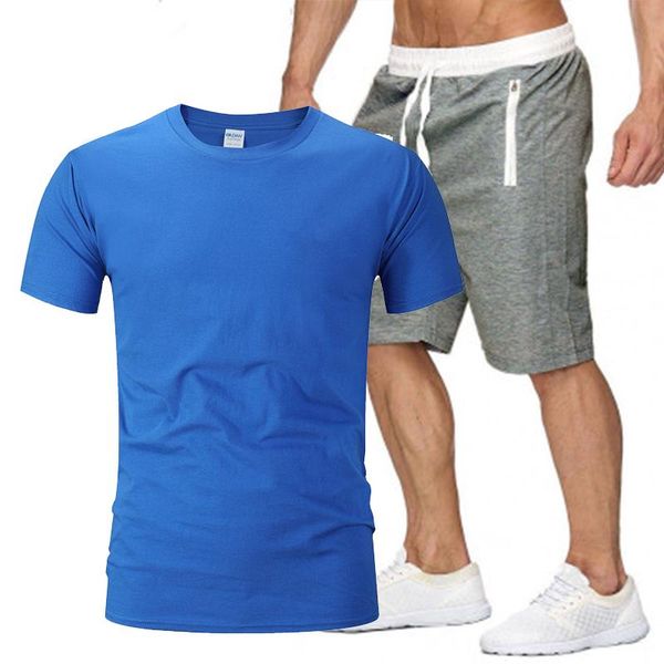 men's tracksuits sportswear summer brand pure cotton casual suit fitness clothes short-sleeved t-shirt + long pants men's2-piece, Gray
men's tracksuits sportswear summer brand pure cotton casual suit fitness clothes short-sleeved t-shirt + long pants men's2-piece, Gray