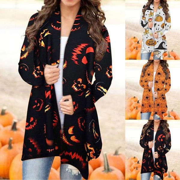 women's knits & tees cardigan women halloween autumn and winter clothes black cat pumpkin print happy korean fashion sweater, White
women's knits & tees cardigan women halloween autumn and winter clothes black cat pumpkin print happy korean fashion sweater, White