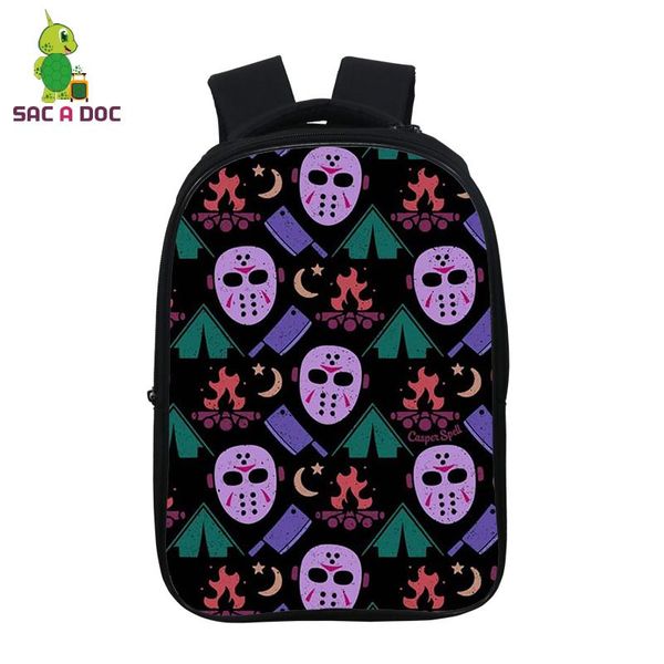 backpack 14.5 inch students school bags bookbag teenager women men schoolbag travel sac a dos horror movies print
backpack 14.5 inch students school bags bookbag teenager women men schoolbag travel sac a dos horror movies print