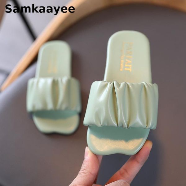 slipper 2-18y girls sandals kids slippers children slides summer baby boys mules clogs shoes pleated ruffles princess flats flip flops 2, Black;grey
slipper 2-18y girls sandals kids slippers children slides summer baby boys mules clogs shoes pleated ruffles princess flats flip flops 2, Black;grey