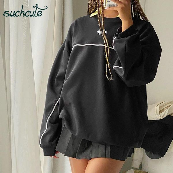 women's hoodies & sweatshirts suchcute patchwork women oversize sweatshirt long sleeve o-neck gothic black 90s 2021 streetwear clothes
women's hoodies & sweatshirts suchcute patchwork women oversize sweatshirt long sleeve o-neck gothic black 90s 2021 streetwear clothes