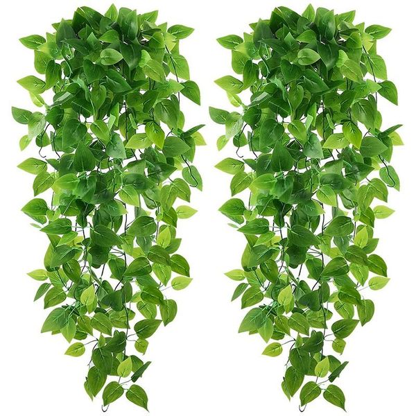 2-pack artificial hanging plants 3.6ft fake ivy plants fake hanging leaves greeny for wedding decoration
2-pack artificial hanging plants 3.6ft fake ivy plants fake hanging leaves greeny for wedding decoration