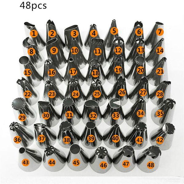 baking & pastry tools cake decorating 48pcs/set good quality stainless steel icing piping nozzles tips set accessories
baking & pastry tools cake decorating 48pcs/set good quality stainless steel icing piping nozzles tips set accessories
