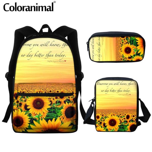 school bags coloranimal 3pcs casual sun floral design set for kids boys backpacks shoulder bagpack children bookbag satch
school bags coloranimal 3pcs casual sun floral design set for kids boys backpacks shoulder bagpack children bookbag satch