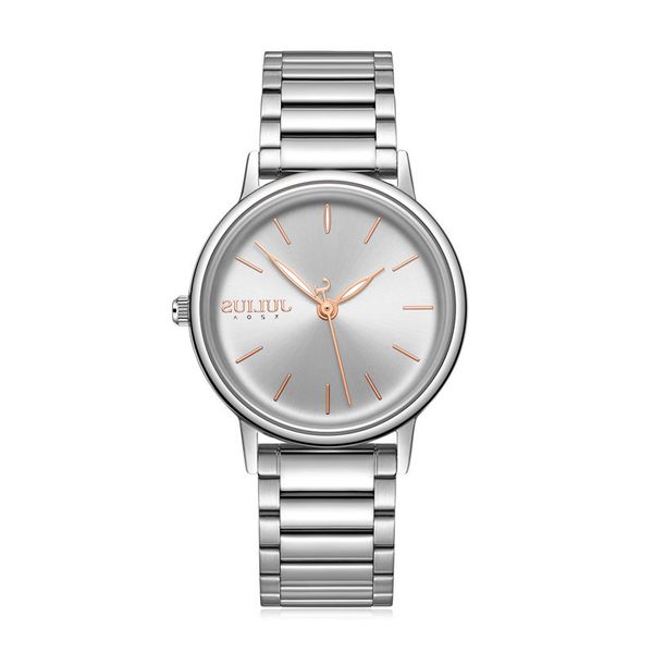 julius classic women's watch japan mov't elegant fashion hours clock stainless steel bracelet girl's birthday gift box, Slivery;brown
julius classic women's watch japan mov't elegant fashion hours clock stainless steel bracelet girl's birthday gift box, Slivery;brown