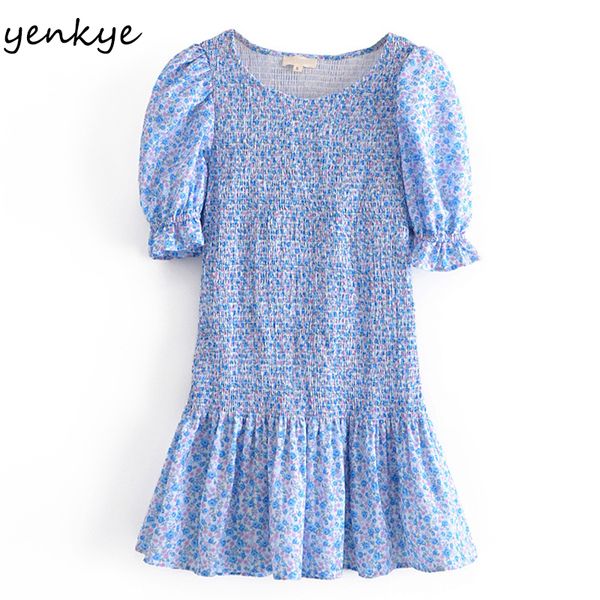 2021 new summer women blue floral print female sleeve elastic clothes casual slim mini vestido zk5s, Black;gray
2021 new summer women blue floral print female sleeve elastic clothes casual slim mini vestido zk5s, Black;gray