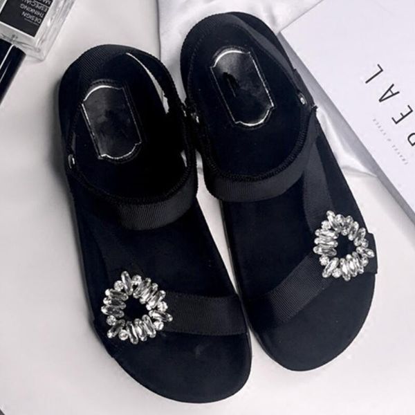 rhinestones black sandles women flat crystal beach sandals open toe flats fashion womens sandals european women summer shoes
rhinestones black sandles women flat crystal beach sandals open toe flats fashion womens sandals european women summer shoes