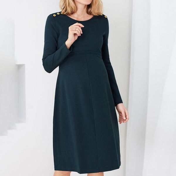 maternity dresses long sleeve solid full brief rivet dress patchwork formal pregnancy clothes women's clothing 2021 arrival, White
maternity dresses long sleeve solid full brief rivet dress patchwork formal pregnancy clothes women's clothing 2021 arrival, White