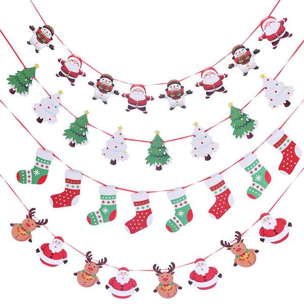 party decoration 3m length santa claus xmas tree wall hanging paper garland christmas elk socks star kids merry banner
party decoration 3m length santa claus xmas tree wall hanging paper garland christmas elk socks star kids merry banner