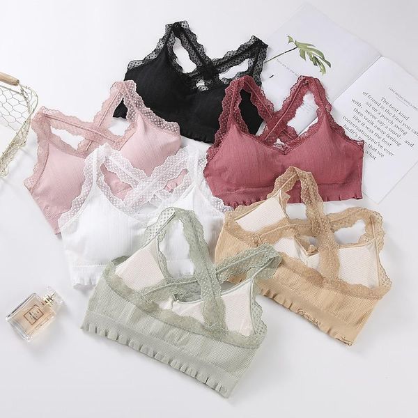 girls seamless bra underwear bralette women push up wireless thin lingerie lace female brassiere sports vest, Red;black
girls seamless bra underwear bralette women push up wireless thin lingerie lace female brassiere sports vest, Red;black