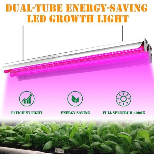 aluminum grow light led power saving double tube phyto lamp for plants seedlings flowers crop full spectrum 3500k 5000k 6500k
aluminum grow light led power saving double tube phyto lamp for plants seedlings flowers crop full spectrum 3500k 5000k 6500k