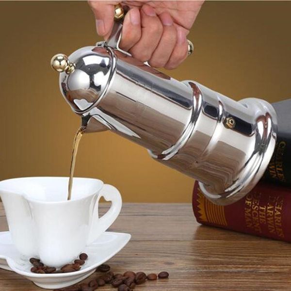 coffee pots italian espresso maker thicken stainless steel moka pot percolator latte
coffee pots italian espresso maker thicken stainless steel moka pot percolator latte
