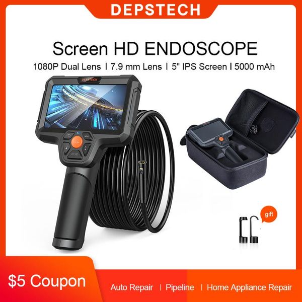 depstech 1080p hd screen professional dual lens inspection camera handheld snake camera industrial borescope
depstech 1080p hd screen professional dual lens inspection camera handheld snake camera industrial borescope