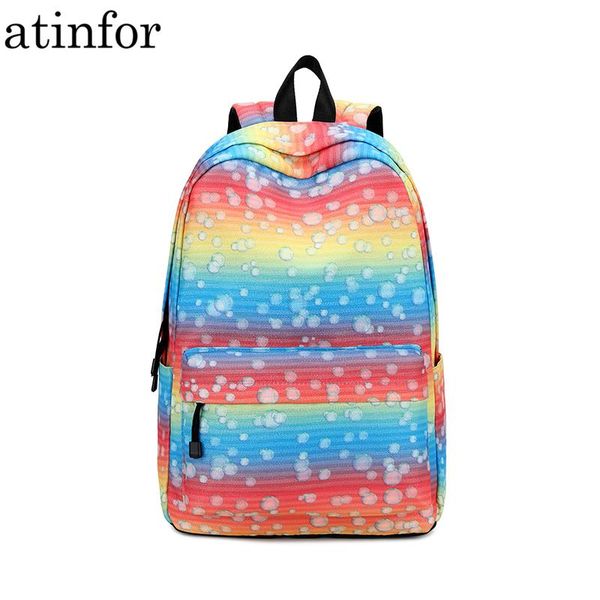 backpack colorful print pattern polyester women travel waterproof comfortable student girl college school bags
backpack colorful print pattern polyester women travel waterproof comfortable student girl college school bags