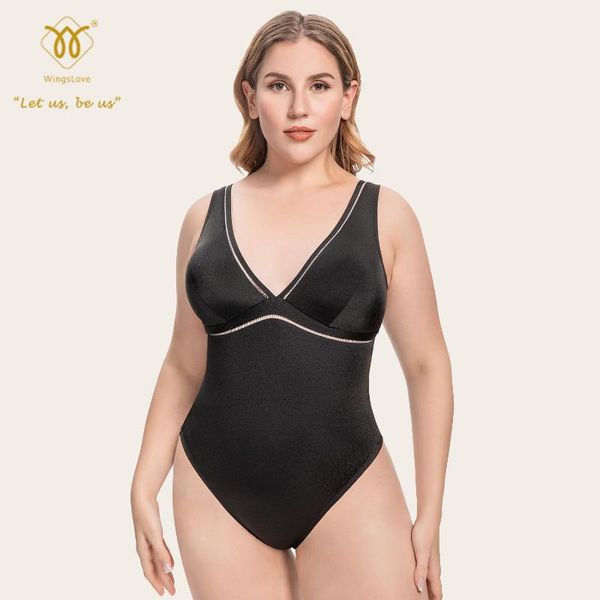 one-piece suits wingslove one piece swimsuit for women 2021 solid padded v-neck swimswear bathing beach bodysuit plus size
one-piece suits wingslove one piece swimsuit for women 2021 solid padded v-neck swimswear bathing beach bodysuit plus size