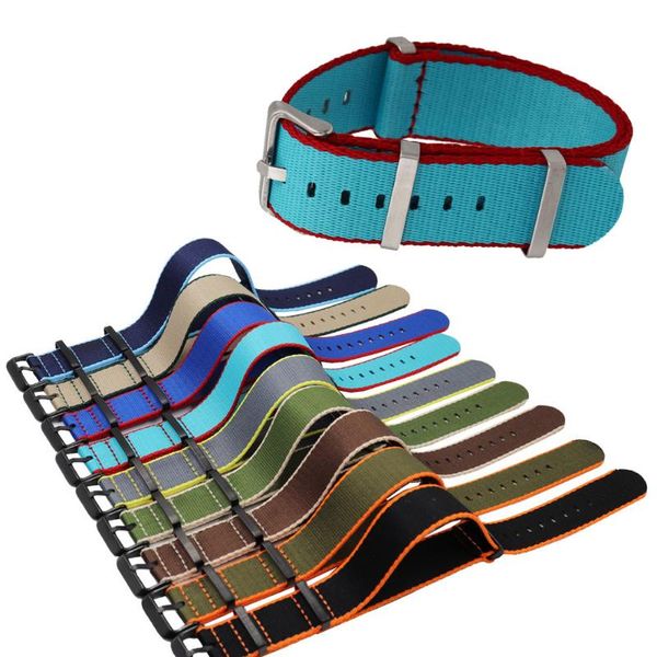 watch bands high grade sport watchband 20mm 22mm strap waterproof sweatproof thickened color-edged nylon canvas, Black;brown
watch bands high grade sport watchband 20mm 22mm strap waterproof sweatproof thickened color-edged nylon canvas, Black;brown
