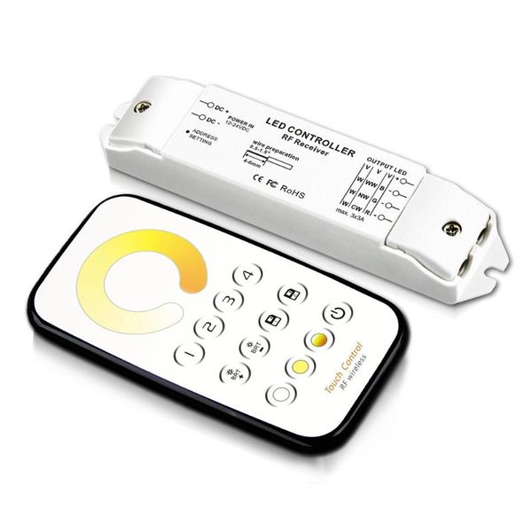 bincolor t7+r3m multi zone control cct max 3a*3ch rf wireless remote with receiver controller for led strip light,dc12v-24v
bincolor t7+r3m multi zone control cct max 3a*3ch rf wireless remote with receiver controller for led strip light,dc12v-24v