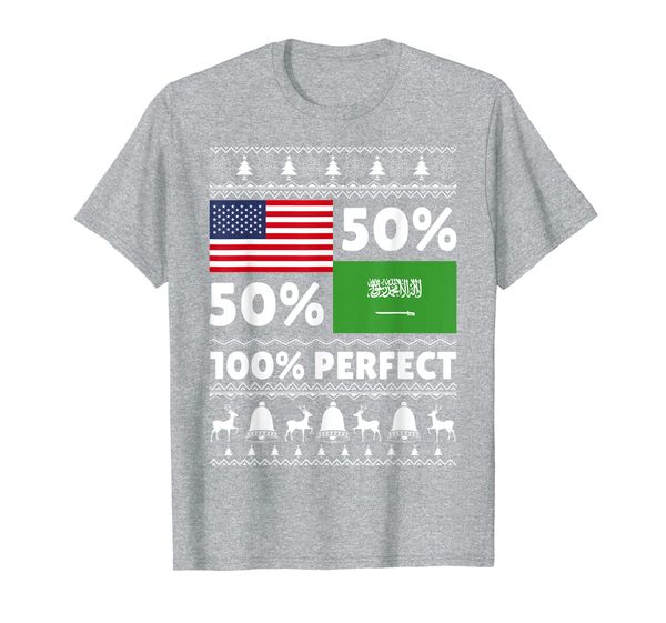 saudi arabian american flags xmas ugly sweater funny cool t-shirt, White;black 
saudi arabian american flags xmas ugly sweater funny cool t-shirt, White;black
