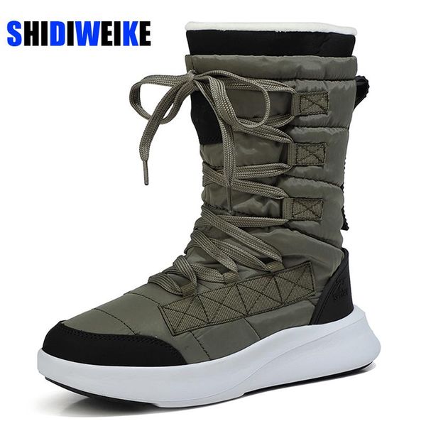 boots outdoor snow women's winter waterproof cotton plush warm mid-calf women shoes 36-41 plus size ad963, Black
boots outdoor snow women's winter waterproof cotton plush warm mid-calf women shoes 36-41 plus size ad963, Black