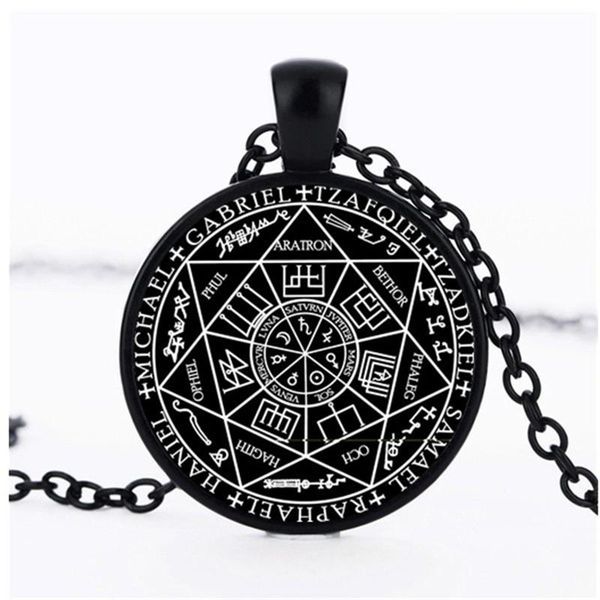 chains seven archangels jewelry cabochon glass pendant chain necklace accessories creative birthday gifts, Silver
chains seven archangels jewelry cabochon glass pendant chain necklace accessories creative birthday gifts, Silver