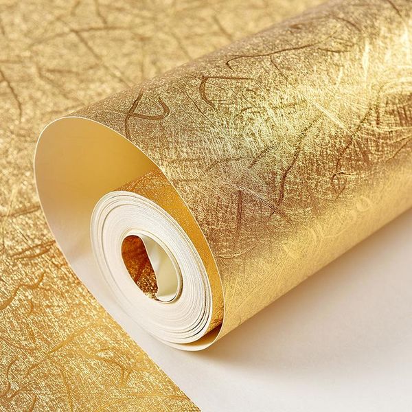 luxury gold foil wallpaper gold bedroom sitting room condole ceiling tv sofa background wall paper roll
luxury gold foil wallpaper gold bedroom sitting room condole ceiling tv sofa background wall paper roll
