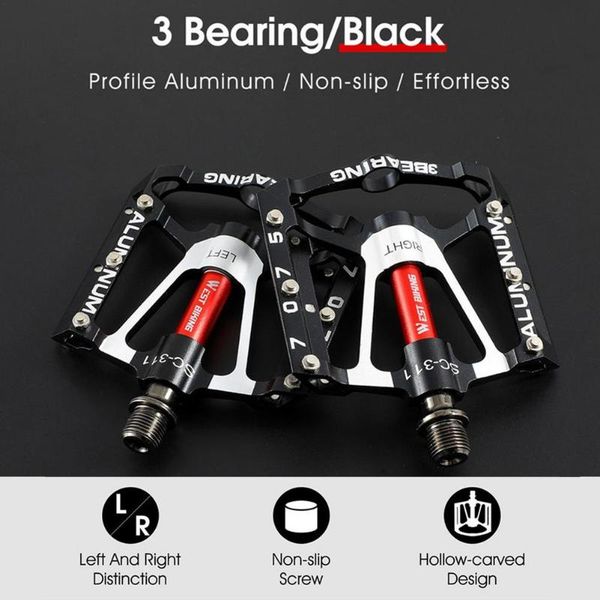 bike pedals aluminum alloy 3 bearing for mountain pedal anti-slip footboard quick release
bike pedals aluminum alloy 3 bearing for mountain pedal anti-slip footboard quick release