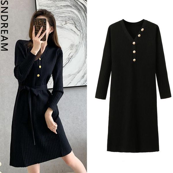 casual dresses color knitted dress, autumn and winter, black v-neck button decoration, long sleeves knee a-line hedging little dress, Black;gray
casual dresses color knitted dress, autumn and winter, black v-neck button decoration, long sleeves knee a-line hedging little dress, Black;gray