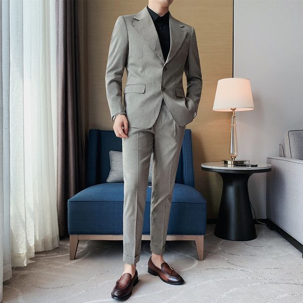 men's suits & blazers 2pieces autumn wedding dress men clothing 2022 simple all match slim fit business formal wear casual suit ja, White;black
men's suits & blazers 2pieces autumn wedding dress men clothing 2022 simple all match slim fit business formal wear casual suit ja, White;black