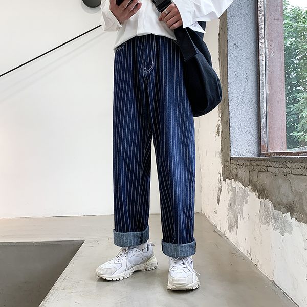2021 new men's brand stripe printing wide leg tide haren pants leisure cargo pocket jeans baggy homme mens trousers size -3xl a060, Blue
2021 new men's brand stripe printing wide leg tide haren pants leisure cargo pocket jeans baggy homme mens trousers size -3xl a060, Blue