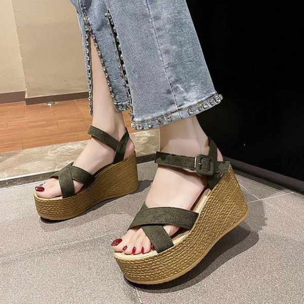 dress shoes miyeda women's summer sandals platform cross-tied casual breathable ankle strap female wedges plus size ladies slides, Black
dress shoes miyeda women's summer sandals platform cross-tied casual breathable ankle strap female wedges plus size ladies slides, Black