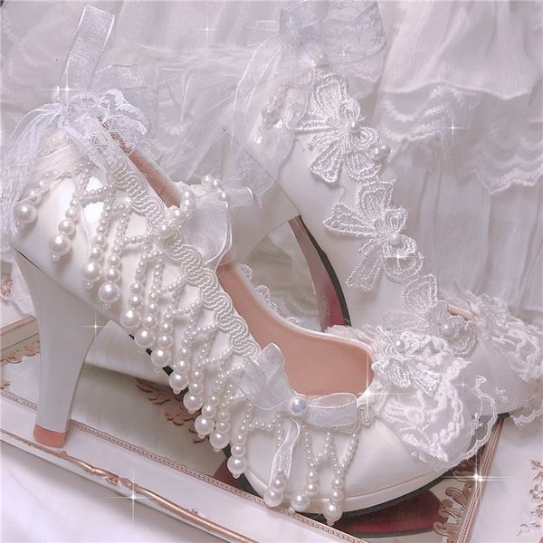princess kawaii beautiful japanese party anime lolita women's shoes pearl bow high heels cosplay size 42 0fhi, Black
princess kawaii beautiful japanese party anime lolita women's shoes pearl bow high heels cosplay size 42 0fhi, Black