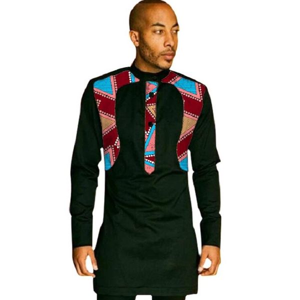 ethnic clothing nigerian print men's shirts black patchwork stand collar male african fashion casual outfits customized, Red
ethnic clothing nigerian print men's shirts black patchwork stand collar male african fashion casual outfits customized, Red