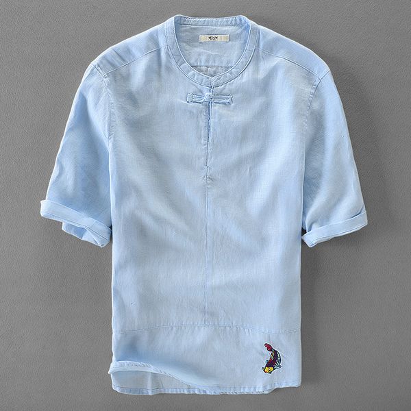 2021 new bordado manga curta linho da marca vero dos homens camisa de moda casual masculino s gola camisas k7tu, White
2021 new bordado manga curta linho da marca vero dos homens camisa de moda casual masculino s gola camisas k7tu, White