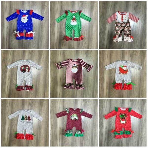 girlymax christmas tree baby girls kids wear romper stripe santa claus toddler cotton boutique children clothes ruffles 211018, White
girlymax christmas tree baby girls kids wear romper stripe santa claus toddler cotton boutique children clothes ruffles 211018, White