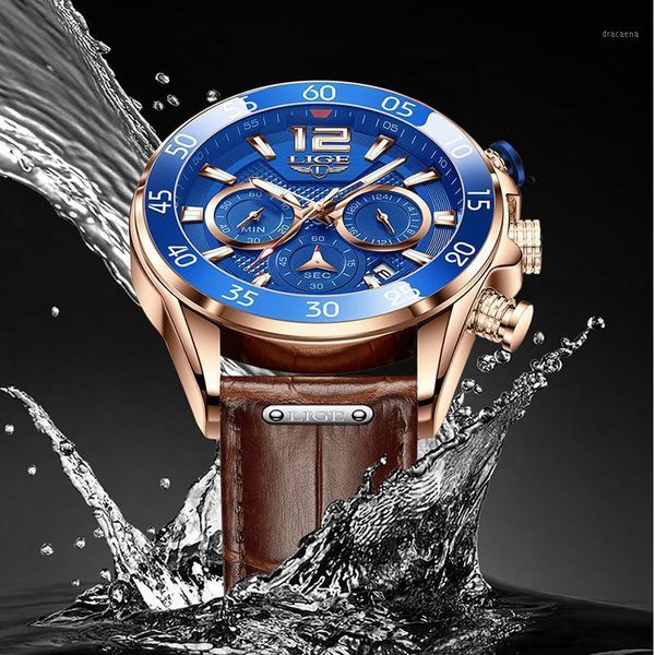arrive lige brand original chronograph quartz men watch brown leather business wrist male clock relogio masculino wristwatches, Slivery;brown
arrive lige brand original chronograph quartz men watch brown leather business wrist male clock relogio masculino wristwatches, Slivery;brown