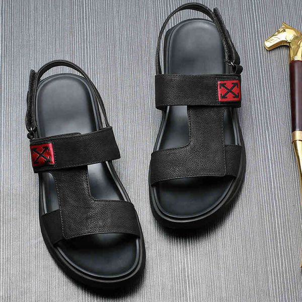 slippers men's sandals summer men's 20-30 year old net red leather soft sole youth driving beach shoes 7xp9, Black
slippers men's sandals summer men's 20-30 year old net red leather soft sole youth driving beach shoes 7xp9, Black