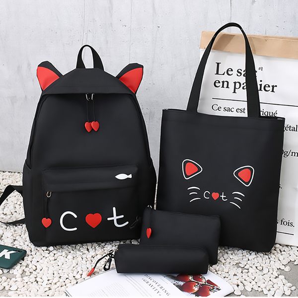 4 piece set schoolbags for teenage girls cute print women backpack school backpack female shoulder bags
4 piece set schoolbags for teenage girls cute print women backpack school backpack female shoulder bags