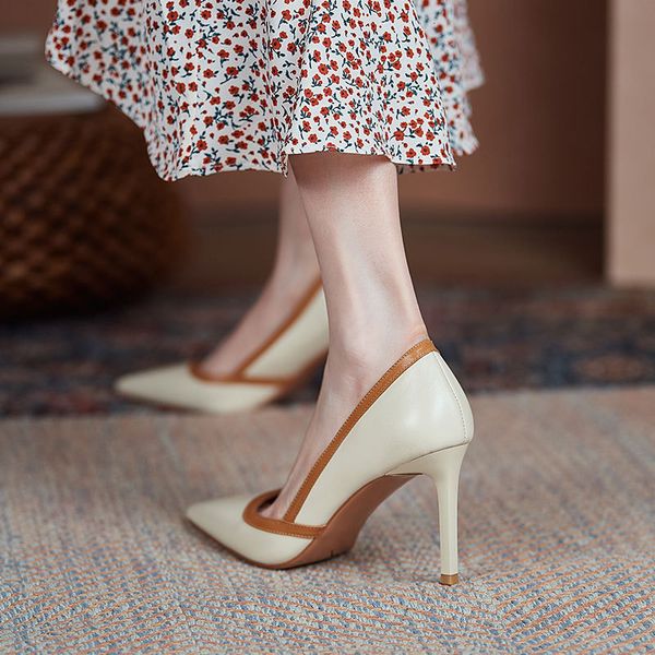 dress shoes temperament stiletto high heels shallow mouth pointed toe single shoes women spring and autumn color matching 2g4 buhc, Black
dress shoes temperament stiletto high heels shallow mouth pointed toe single shoes women spring and autumn color matching 2g4 buhc, Black