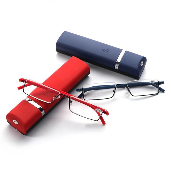 reading glasses 1pc portable flexible ultralight tr90 half frame semi rimless blocking magnifying presbyopic with case 1
reading glasses 1pc portable flexible ultralight tr90 half frame semi rimless blocking magnifying presbyopic with case 1